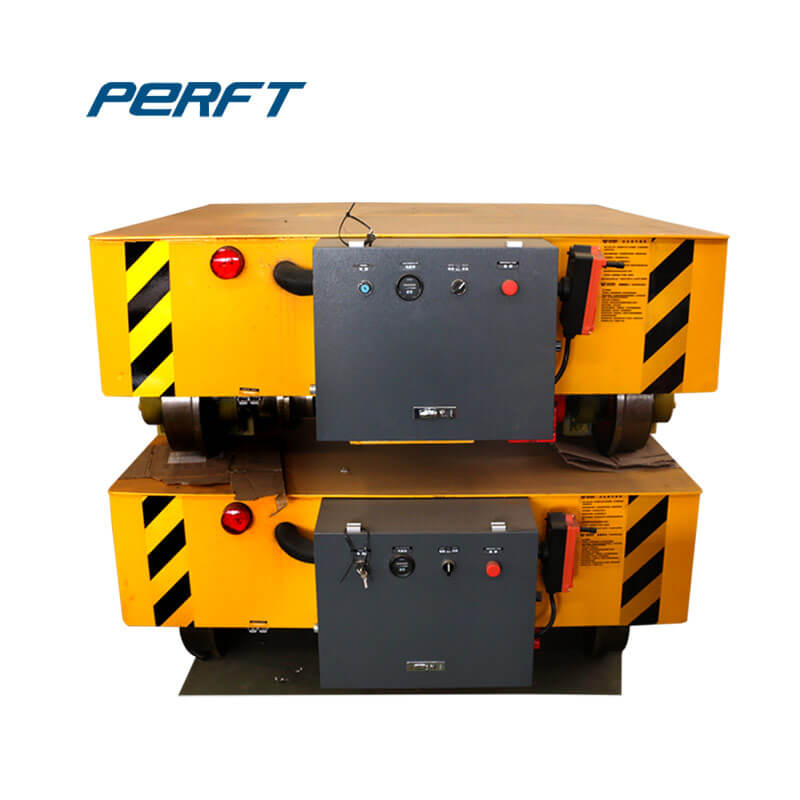 Battery Powered Material Handling Transfer Trolley 50 Tons